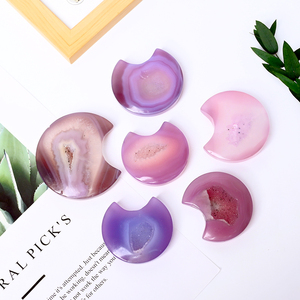 Vente en gros de pierres précieuses naturelles, pierres de guérison en cristal, agate, sculptures en cristal de lune pour la décoration - Product Image 5