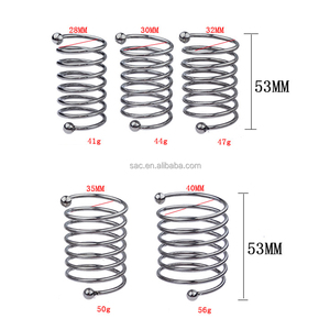 SacKnove métal acier inoxydable mâle retarder l'éjaculation verrouillage sperme pénis jouets sexuels vague fil perle rester dur anneau de <span class=keywords><strong>bite</strong></span> pour homme - Product Image 3