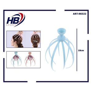 Masseur de tête Octopus 18 cm, outil de massage des cheveux pour la relaxation - Product Image 1