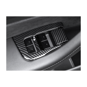 Copertura Adesiva Nera per Pulsante Alzacristallo Anteriore Compatibile con Tesla Model 3 2017-2021 - Product Image 2