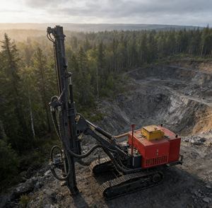 전문적인 머드 펌프 시스템을 갖춘 DTH 드릴 40m 깊이 투오싱 KP-5 - Product Image 1