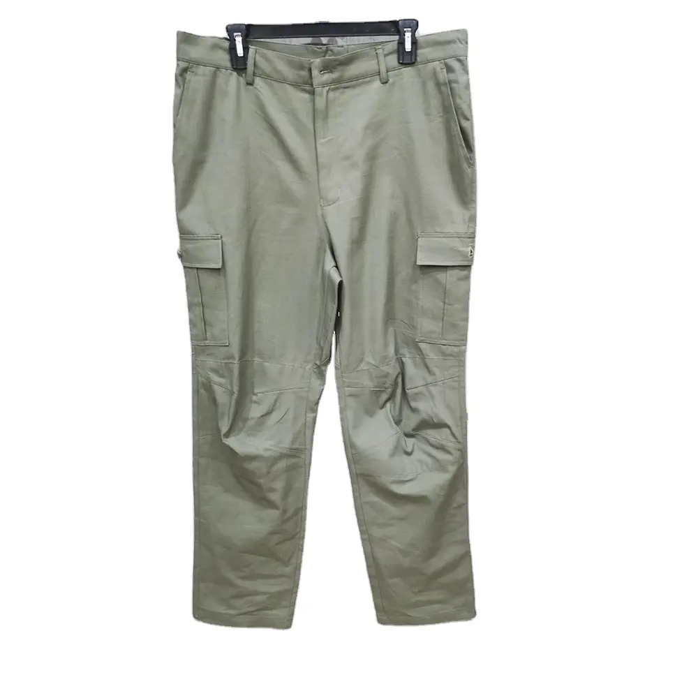 Оптовая продажа, 100% хлопчатобумажные рабочие брюки с несколькими карманами, прочные рабочие брюки, дышащие мужские брюки-карго