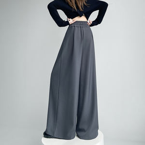 Nouvelle Collection Automne – <span class=keywords><strong>Pantalon</strong></span> Décontracté Long Taille Haute Amincissant pour <span class=keywords><strong>Femme</strong></span>, Coupe Ample, Drapé avec Liens, Style Tendance - Product Image 4