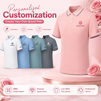 Chemise unisexe personnalisable avec logo pour entreprise, en piqué respirant CVC 180 g/m², col contrastant, manches courtes, vente en gros pour entreprises