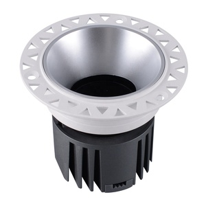 Venta directa de fábrica Moderno 7W 12W Focos de techo LED Centro comercial Hotel Hermoso Ángulo de haz Sin marco Haz ajustable de aluminio - Product Image 5