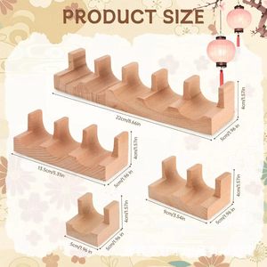 Soporte de madera maciza para torre de sushi, soporte para rollos de sushi, expositor de servicio, soporte multifuncional para bolas de arroz para restaurantes familiares - Product Image 2