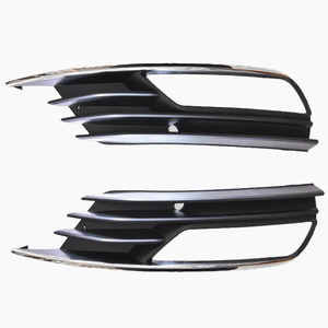 Calandre de feux antibrouillard noire et argentée en PP/ABS pour Audi A3 Berline 2013-2016, côté gauche et droit - Product Image 5
