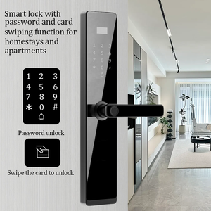 Kỹ thuật số thông minh khóa mật khẩu điện tử Vân tay thông minh khóa cửa tuya Wifi với khóa điện - Product Image 6