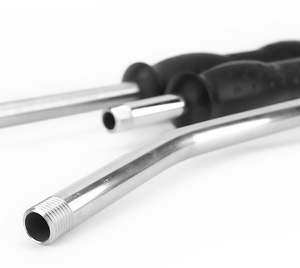 Pistola de alta presión <span class=keywords><strong>Ecoline</strong></span> G1/4 pulgadas, lanza macho, aislamientos negros, lanza 330 a 1200mm, acero chapado en zinc fresco y compacto - Product Image 1