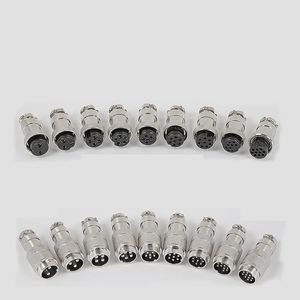 Conjunto de Conectores de Aviación GX20 de 2/3/4/5/6/7-15 Pines - Conector Macho y Hembra Roscado de 19 mm para Equipos Industriales de Uso Pesado - Product Image 1