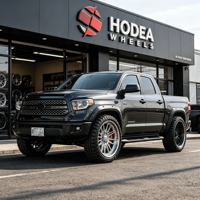 Jantes forgées chromées HODEA Deep Dish, lot de 4, compatibles Dodge Challenger Charger, lèvre polie, écrous antivol, support OEM/ODM