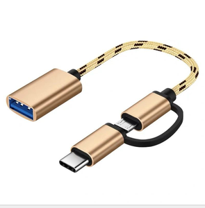 2022 nuovo arrivo adattatore portatile OTG tipo C adattatore Micro cavo USB <span class=keywords><strong>convertitore</strong></span> 2 in 1 USB3.0 per i telefoni cellulari - Product Image 4
