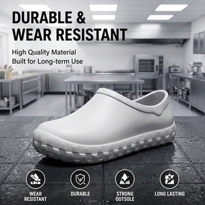 Sabots de chef durables et antidérapants pour hommes et femmes, pour la cuisine, les restaurants, les hôtels et l'industrie de la <span class=keywords><strong>restauration</strong></span> - Product Image 1