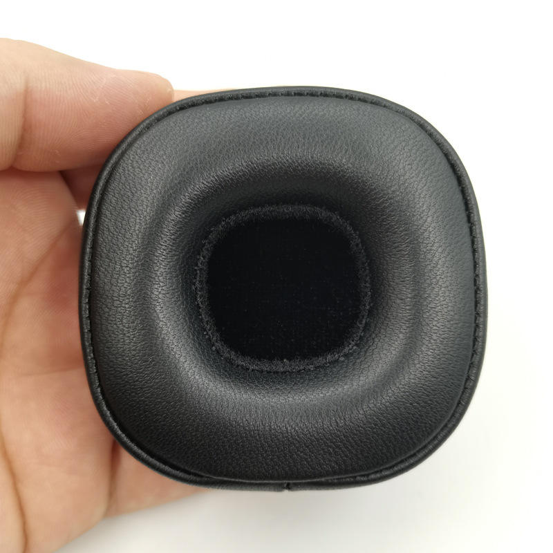 HP-หูฟังหนังแกะสีดำ