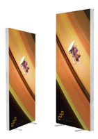 Boîte à lumière SEG standard JY-TF80 1000x2000mm, connexion électrique filaire, cadre en aluminium sans outil, LED haute luminosité 4000 lumens