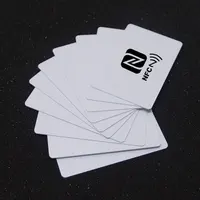 Card Smart Cards 125khz Rfid Card 13.56MHZ Custom Printing NFC Business Card PVC Contactless RFID Hotel VIP ID Key Card ISO14443A NFC Smart Cards For Programmable
