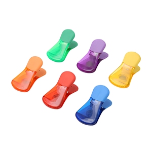 Clips Magnéticos para Bolsas al por Mayor, Clips Magnéticos Transparentes y Coloridos, Clips Magnéticos Fuertes para Refrigerador, para Sellar Alimentos en la Cocina - Product Image 1