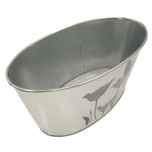 <span class=keywords><strong>Pot</strong></span> de fleurs rond mat en fer blanc Linye avec couvercle et brosse d'étanchéité pour plantes d'intérieur - Product Image 6