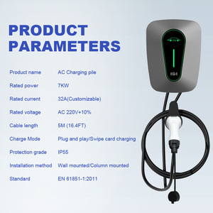 ที่ชาร์จ11KW 7kW 22Kw IEC 62752 J1772 gbt AC AC EV บ้านติดผนังสำหรับ BYD BMW Tesla <span class=keywords><strong>MG</strong></span> - Product Image 2