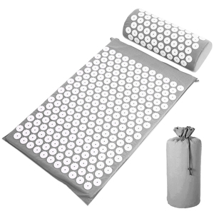CZFIT Ensemble Tapis et Oreiller d'Acupression Éco-responsable, Tapis de <span class=keywords><strong>Yoga</strong></span> de Massage par Acupression à Pointes en Caoutchouc et Plastique, Vente en Gros - Product Image 2