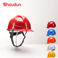 Casque de sécurité ABS personnalisé OEM, résistant aux chocs, casque de chantier industriel, style européen, très vendu