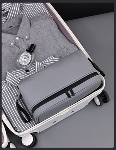 Wholesale Custom logo Dry Wet Separation Makeup Bag <strong>Large</strong> Capacity Travel Cosmetic Bag Portable Double-Layer Wash Bag for Men - Product Image 6