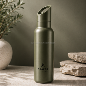 Bouteille d'eau en acier inoxydable de 750 ml, anti-fuite, réutilisable, gourde de voyage pour le sport, les activités de plein air, le bureau, la salle de sport et l'usage quotidien. - Product Image 2