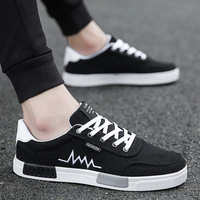 Espadrilles en toile de haute qualité avec logo personnalisé d'usine chaussures pour hommes hiver mode tendance marche décontractée à bas prix