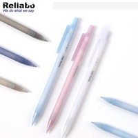 Crayon mécanique en plastique, Simple et mignon, 0.5mm, pour étudiants