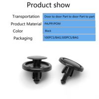 Clips de fixation à pousser de haute qualité OE 9046707166 pour carrosserie automobile, compatibles avec pare-chocs, garde-boue et protection d'arche de roue Toyota