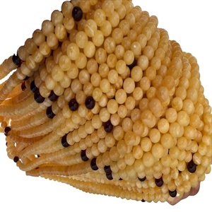 Cuentas de cera de abeja de ámbar Báltico blanco y <span class=keywords><strong>amarillo</strong></span> natural de alta calidad al por mayor - Product Image 2