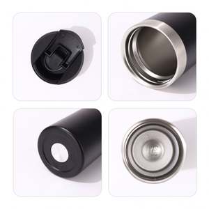 Gobelet isotherme réutilisable personnalisé en acier inoxydable pour café et thé, 350 ml, 500 ml, 12 oz, 16 oz, bouteille droite, tasse de voyage sous vide - Product Image 3