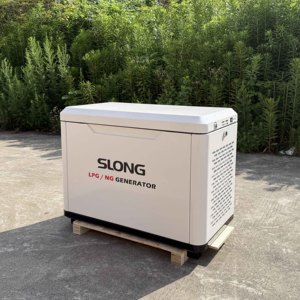 Generador Silencioso Generac <span class=keywords><strong>de</strong></span> <span class=keywords><strong>Gas</strong></span> Natural GLP <span class=keywords><strong>de</strong></span> 6 KW 8 KW Marca SLONG para Uso Residencial - Product Image 3
