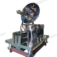 Centrífuga de Placas Planas PGZ con Descarga Vertical Automática, Centrífuga Industrial de Separación Sólido-Líquido