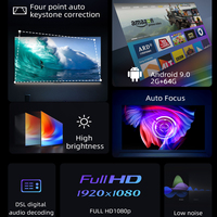 Cinéma maison 4K 1080P Vidéoprojecteur intelligent WIFI LED LCD sans fil Full HD Mini vidéoprojecteur Android
