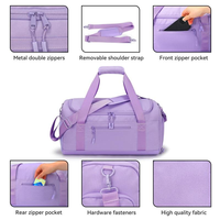 Sac de sport pour femme de haute qualité, léger, imperméable, avec compartiment à chaussures, séparation humide/sec, pour le sport, la remise en forme, les voyages, le week-end