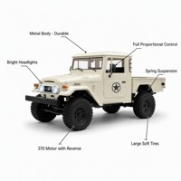 Camion RC vintage 4x4 télécommandé, pick-up rétro tout-terrain, voiture d'escalade, homologué EN71 CE, qualité hobby pour adultes