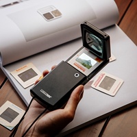Visualiseur de diapositives lumineux compact et portable Medalight avec rétroéclairage LED, grossissement 1,8X, fonctionne sur piles, pour l'observation d'accessoires de caméra