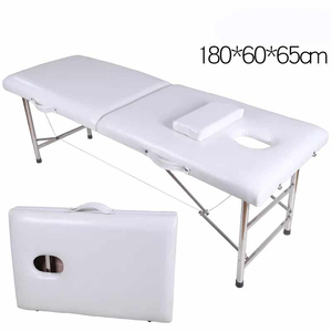 Lit de massage facial pliable avec cadre en acier inoxydable au design moderne Nouveau traitement de meubles de salon de beauté pour le salon et la chambre à coucher - Product Image 5