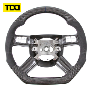 Volante de Fibra de Carbono Real TDD Compatible con Dodge Chrysler 300 C SRT8 Charger Challenger 2005-2010 - Product Image 3