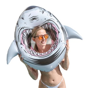 Bouée de natation Shark 87 cm, flotteur gonflable pour adultes, pour s'amuser dans la piscine - Product Image 5