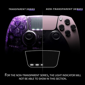 เคสคอนโทรลเลอร์ EXtremeRate สีชมพู ชุดเปลี่ยนฝาครอบด้านหน้าสำหรับคอนโทรลเลอร์ PS5 Edge อุปกรณ์เสริมอะไหล่ - Product Image 5
