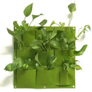 Vente Flash : Jardinière Murale Verticale en Fibre de Verre, Sacs de Culture pour Plantes en Feutre - Product Image 1