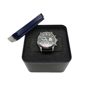 Caja de embalaje de <span class=keywords><strong>reloj</strong></span> de hojalata de metal <span class=keywords><strong>cuadrado</strong></span> Premium Recipiente duradero y elegante para relojes - Product Image 2