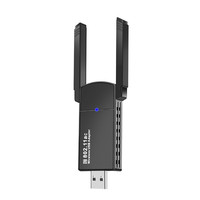 Dongle Inalámbrico USB 3.0 WiFi de Doble Banda de 1300Mbps, con Antena Integrada, Sin Necesidad de Controladores, para Computadora de Escritorio/Portátil, en Oferta