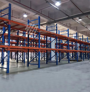 Hafif hizmet tipi endüstriyel depolama rafı <span class=keywords><strong>Metal</strong></span> çelik depo palet istifleme süpermarket rafları - Product Image 4