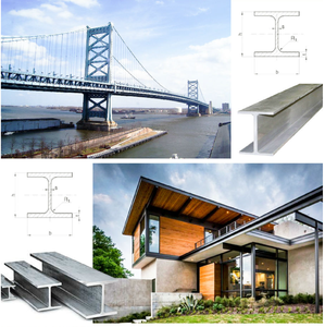 ASTM A992 GR.50 W8 * 24 W40 * 183裸露表面或热浸镀锌 - Product Image 4