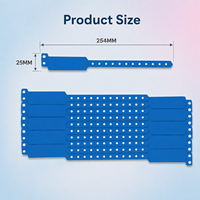 Bracelet d'identification jetable en composite pour événements, étanche et indéchirable, ultra-léger pour festivals de musique et soirées