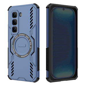 New Tản Nhiệt Cánh Lá Chắn Trường Hợp Túi Khí Chống-Mùa Thu Thả Bảo Vệ Bảo Vệ Cover Quay Lại Trường Hợp Đối Với Infinix Hot 50 Pro 4G - Product Image 4