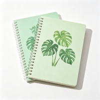 Carnet à spirales personnalisé avec impression sur mesure, 160 pages, papier épais, journal personnalisé pour écrire, dessiner, cadeaux de boutique, carnets